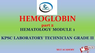 HEMOGLOBIN ESTIMATION PART 2 KPSC LAB TECHNICIAN EXAMINATION [upl. by Williams730]