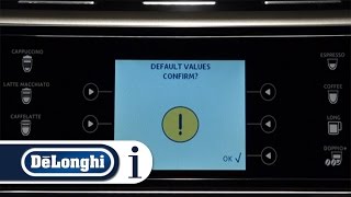 How to reset your DeLonghi PrimaDonna Elite ECAM 65055 coffee machine [upl. by Carmela457]