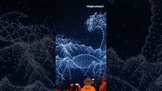 ¡Récord Mundial Más de 10000 Drones Iluminan el Cielo de China 🎆 shorts [upl. by Isidoro]