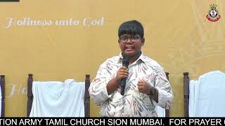 quotBible Oratorical Contest  2024quot SalvationArmyTamilCorpsSion salvationarmy sundayschool pray [upl. by Nnyletak29]