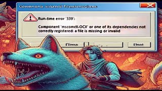 Runtime error 339 Component mscomctlOCX or one of its dependencies notcorrectly registered [upl. by Lankton]