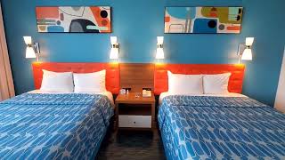 Universals Cabana Bay Beach Resort  Volcano Bay View Standard Room [upl. by Ardelle]