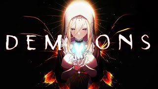 Demons  Imagine Dragons Nightcore Lyrics [upl. by Yrrah]