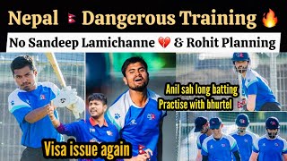 Nepal Dangerous YTraining In USA  No Sandeep Lamichhane In USA  Rohit Paudel Planning [upl. by Koball530]