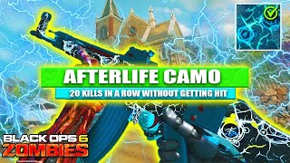 UNLOCKING ALL AFTERLIFE CAMOS in ONE GAME Black Ops 6 Zombies [upl. by Rashidi336]