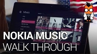 Nokia Music Application Walk Through [upl. by Bitthia]