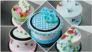 cake ice cake video cake designing cake beautiful cake flower chocolate cake design multi colour [upl. by Chatav715]