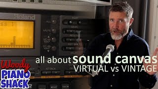 Roland SOUND CANVAS virtual vs vintage SHOOTOUT [upl. by Sucramej]