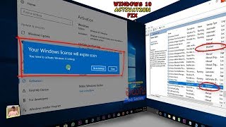 Windows 10  How to Fix quotYour Windows License Will Expire Soonquot Windows Activation [upl. by Mcginnis]