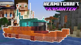 Hermitcraft 10 FLYING Sailing Driving  Episode 7 [upl. by Shiverick681]