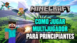 Minecraft PE  Como Jugar En Multijugador Principiantes🤓  Paso A Paso [upl. by Avla347]