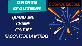 LE DROIT DAUTEUR SUR YOUTUBE PAR STRATEGIE VIDEO COUP DE GUEULE [upl. by Carisa]