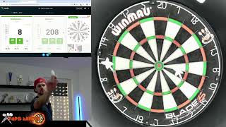 76er avg im Halbfinale Scolia Online Dart Turnier [upl. by Chas922]