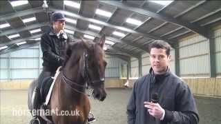 How to ride counter canter in dressage with Andrew Gould and Daniel Timson [upl. by Lezirg582]