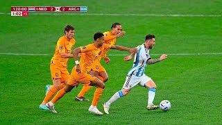 Lionel Messi vs Netherlands  World Cup QuarterFinal 09122022 HD 1080i Spanish Commentary [upl. by Ynabla]