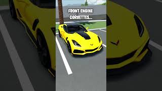 Front Or Mid Engine Corvette In Driving Empire roblox robloxgame drivingempire corvette [upl. by Grimbly]