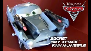 Secret Spy Attack Finn McMissile Car from the Disney Pixar Cars 2 Movie [upl. by Lampert]