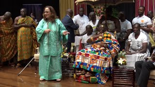 The Asantehene Visits UWI [upl. by Ellocin]