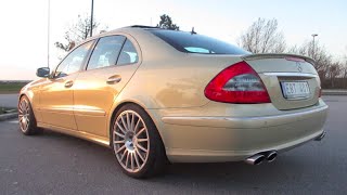 Mercedes E 420 cdi tuned 414 hp 1005 nm  Exhaust sound [upl. by Oruhtra]