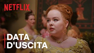 La DATA DUSCITA della STAGIONE 3 di BRIDGERTON  Netflix Italia [upl. by Ahsitra354]