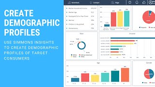 How to create a demographic profile report in Simmons Insights [upl. by Vanda212]