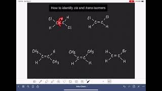 13 Identifying cis and trans isomers [upl. by Aciamaj]