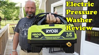 Ryobi 1800 psi electric pressure washer review [upl. by Nevil]