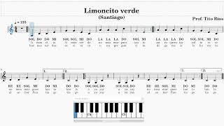 Limoncito verde  Tutorial [upl. by Hnim505]