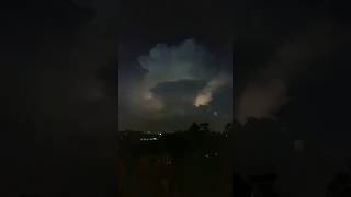 Cumulonimbus Cloud with Thunderstorm video 🌩️⚡ [upl. by Grunberg130]