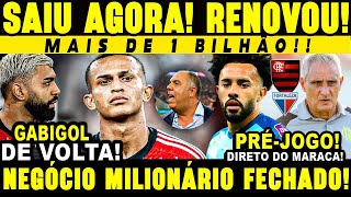 SAIU AGORA RENOVOU 1 BILHÃO DE REAIS SAÍDA DE CLAUDINHO TÉCNICO DO ZENIT FALOU TUDO GABIGOL E [upl. by Dnalsor]