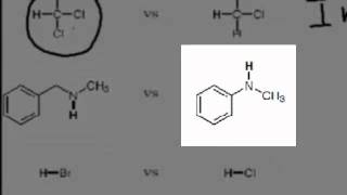 Lecture Problem Comparing Acidity of Organic Molecules [upl. by Glassco]