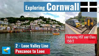 4K Exploring Cornwall  2  Looe Valley Line  Penzance to Liskeard and Looe [upl. by Ja528]