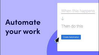 How to create a simple Automation for Tasks on Mondaycom [upl. by Siloum]