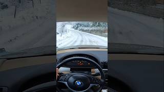 Osogovo snow drift run 💨 bmw bmw bmwe46 [upl. by Henriques29]