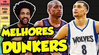 TIER LIST DOS MAIORES DUNKERS DO NBA SLAM DUNK CONTEST DA NBA [upl. by Fried]