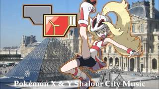 Pokémon X and Y Shalour City Music  Gym Leader Remix [upl. by Ahsaenat543]