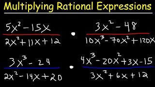 Multiplying Rational Expressions [upl. by Oilalue]