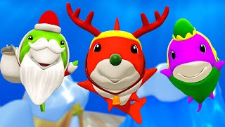 Christmas Baby Shark  More Xmas Carols amp Kids Songs [upl. by Eednyl]