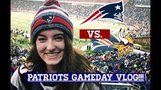 PATRIOTS GAMEDAY VLOG VS MINNESOTA VIKINGS [upl. by Fitzsimmons]