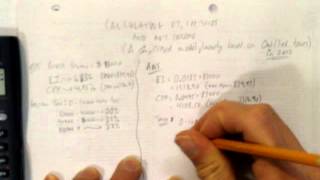 CALCULATING EI CPP TAXES AND NET INCOME [upl. by Mita773]