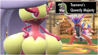 ★EPIC TSAREENA SWEEP★ Queenly Majesty CLUTCH Shiny Tsareena Moveset Pokemon Scarlet and Violet [upl. by Bryna]