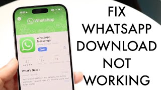 How To FIX WhatsApp Downloaded Files Not Showing Up On iPhone 2024 [upl. by Imekawulo]