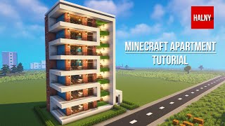 Minecraft apartment  Tutorial build [upl. by Allemat]