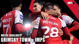 Match highlights  Grimsby Town v Imps [upl. by Anialam]