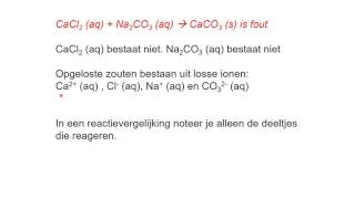 Vraag over neerslagreacties Waarom is CaCl2 aq fout [upl. by Salim]