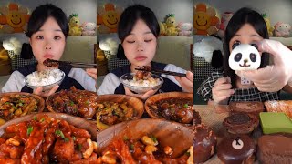 MUKBANG  ASMR  EATING FOOD 158 [upl. by Leuqram]