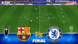 Barcelona vs Chelsea  UEFA Champions League Final  Full Match All Goals  FC 25 Gameplay PC [upl. by Couq440]