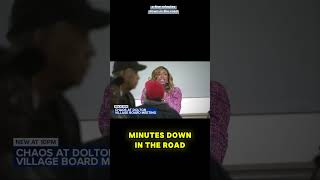 Dolton Mayor Tiffany Henyard booed out of board meeting after making late appearance [upl. by Ylicic]