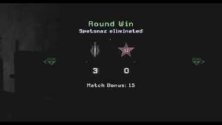 Call of Duty 4 Gage 93 Six Kills One Bullet [upl. by Chevy503]