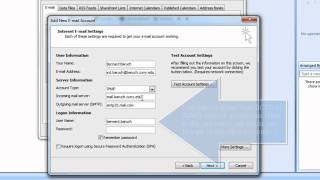 Outlook 2007 IMAP Configuration [upl. by Aihsia]